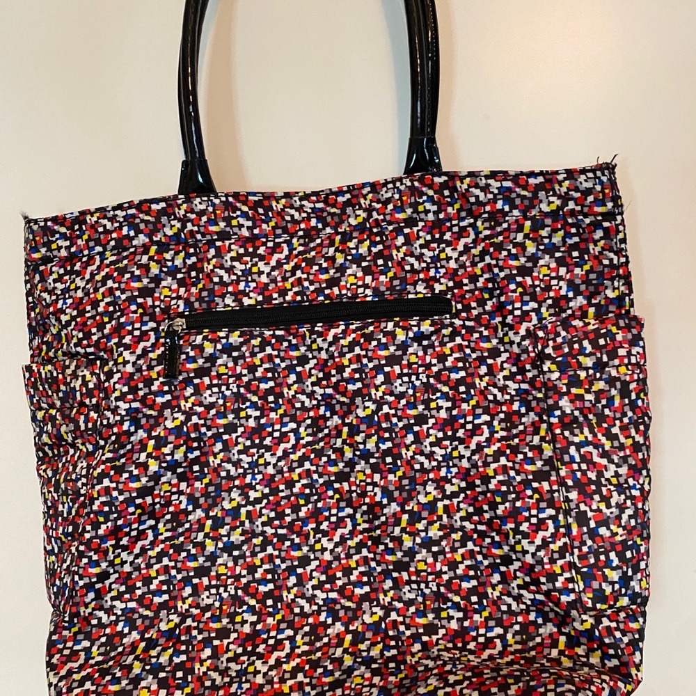 Large tote bag multicolor